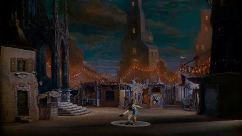 Las zapatillas rojas - Fondo