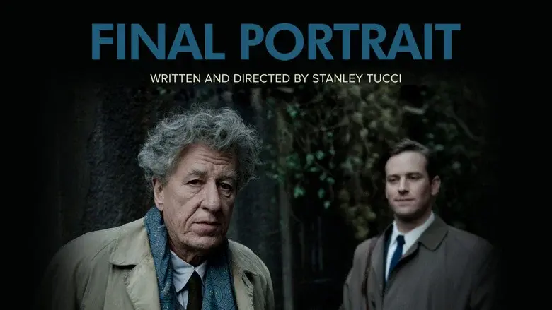 Final Portrait: El arte de la amistad - Fondo