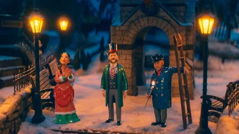 Navidad en Candy Cane Lane - Fondo