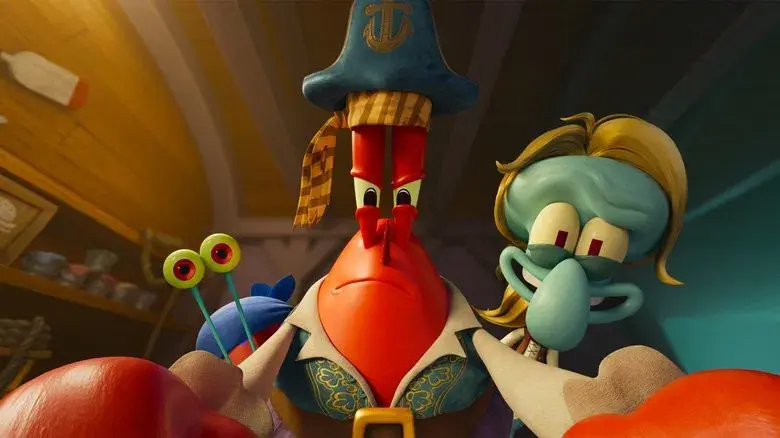 Bob Esponja: Una aventura pirata - Fondo