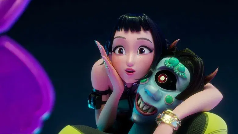 Las guerreras k-pop - Fondo