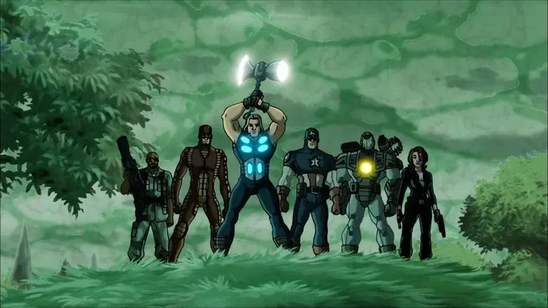 Ultimate Avengers 2: Rise of the Panther - Fondo