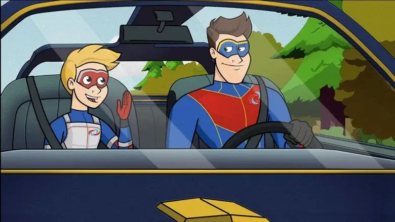 Las aventuras de Kid Danger - Fondo