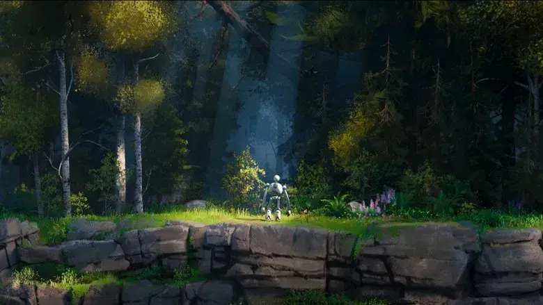 Robot salvaje - Fondo