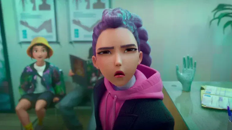 Las guerreras k-pop - Fondo