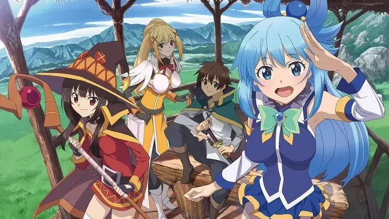 KonoSuba. La Película. La Leyenda del Carmesí - Fondo