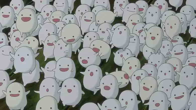 El chico y la garza - Fondo