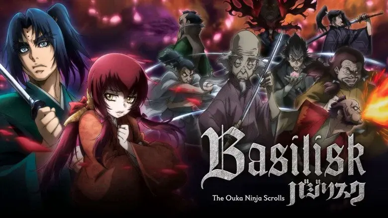 Basilisk: Los pergaminos ninja de Koga - Fondo