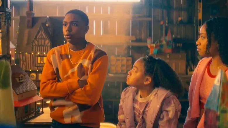 Navidad en Candy Cane Lane - Fondo