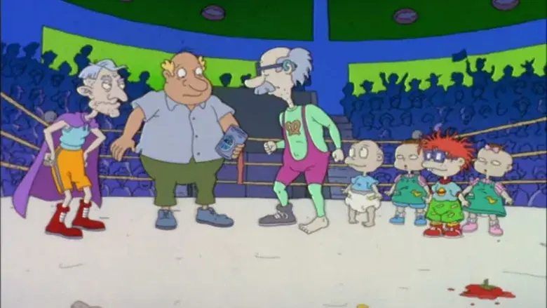 La lucha libre del abuelo