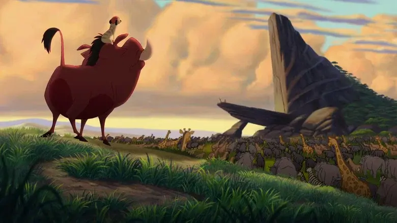 El rey león 3: Hakuna Matata - Fondo