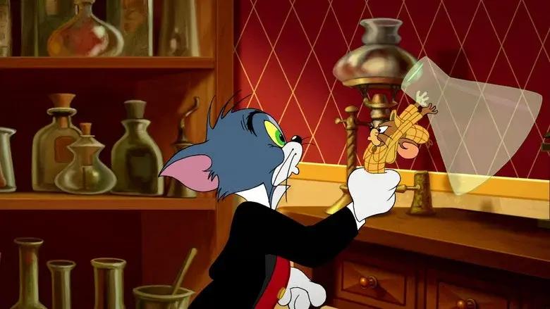 Tom y Jerry conocen a Sherlock Holmes - Fondo