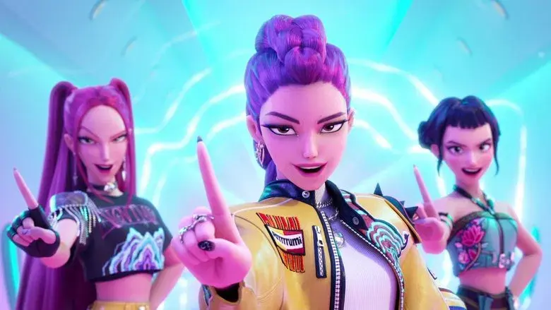 Las guerreras k-pop - Fondo