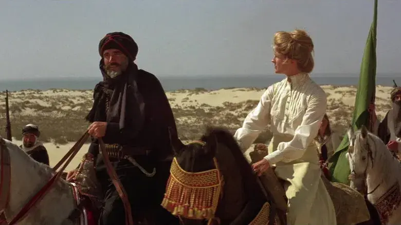 El viento y el león - Fondo