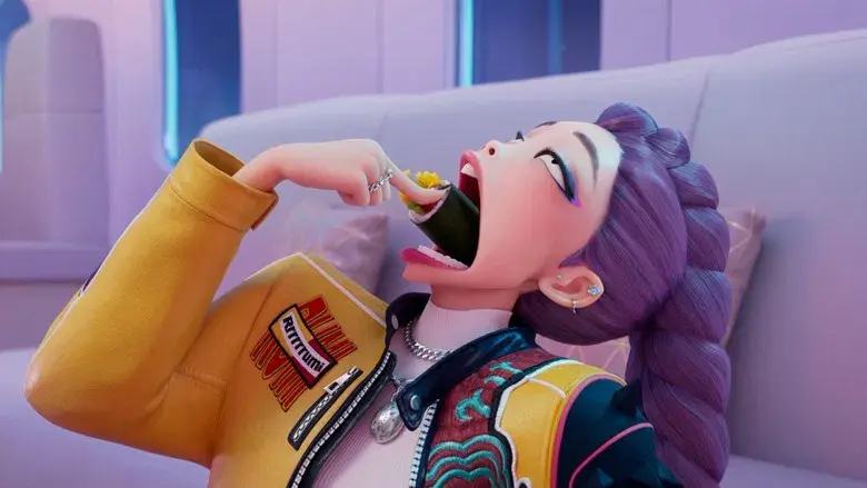 Las guerreras k-pop - Fondo