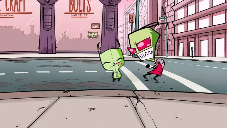 Invasor Zim - Fondo