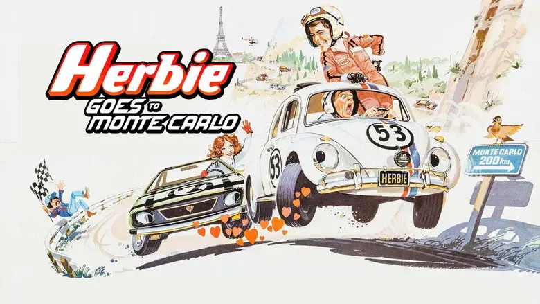 Herbie en el Grand Prix de Montecarlo - Fondo