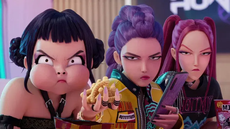 Las guerreras k-pop - Fondo