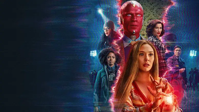 Bruja Escarlata y Visión - Fondo