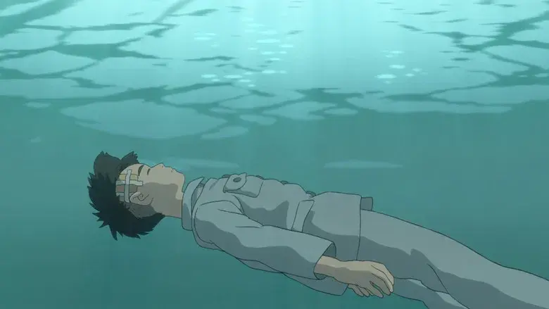 El chico y la garza - Fondo