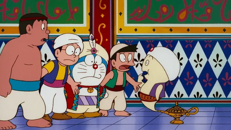 Doraemon y las mil y una aventuras - Fondo