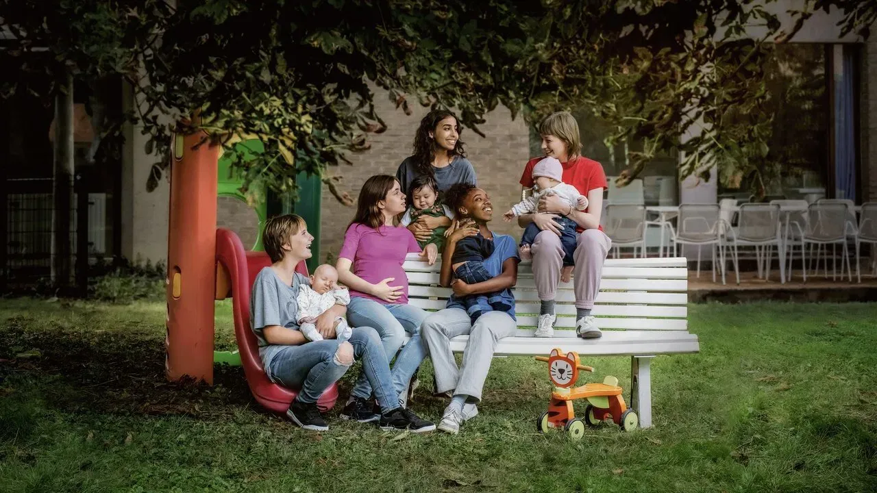 Recién nacidas fondo