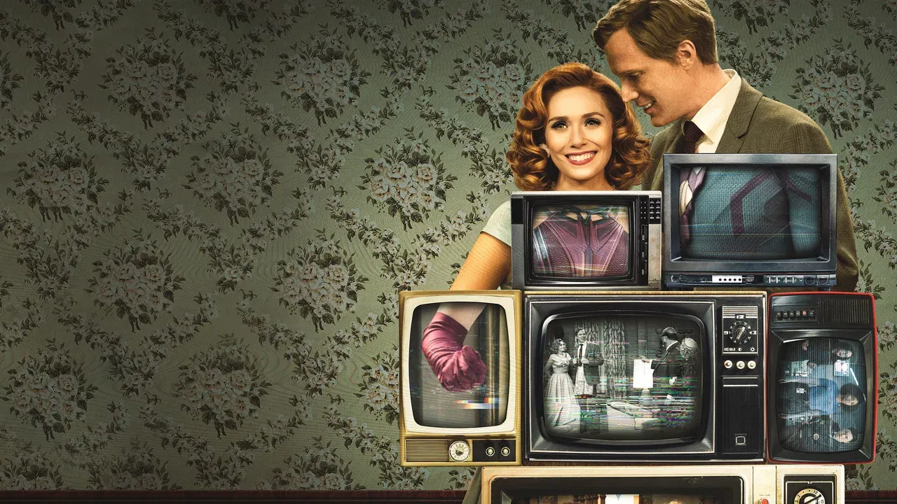 Bruja Escarlata y Visión fondo