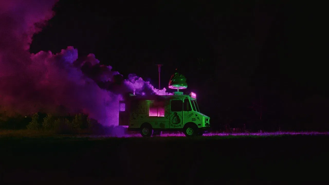 El brillo de la televisión fondo