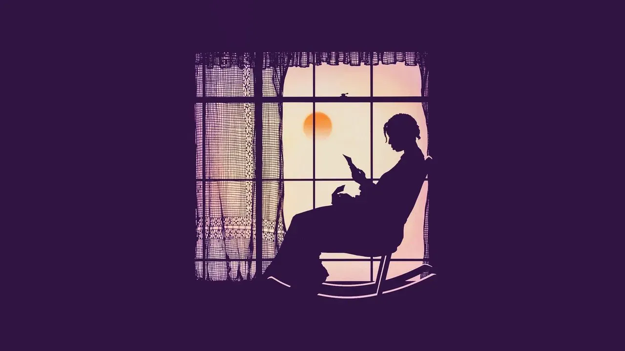 El color púrpura fondo