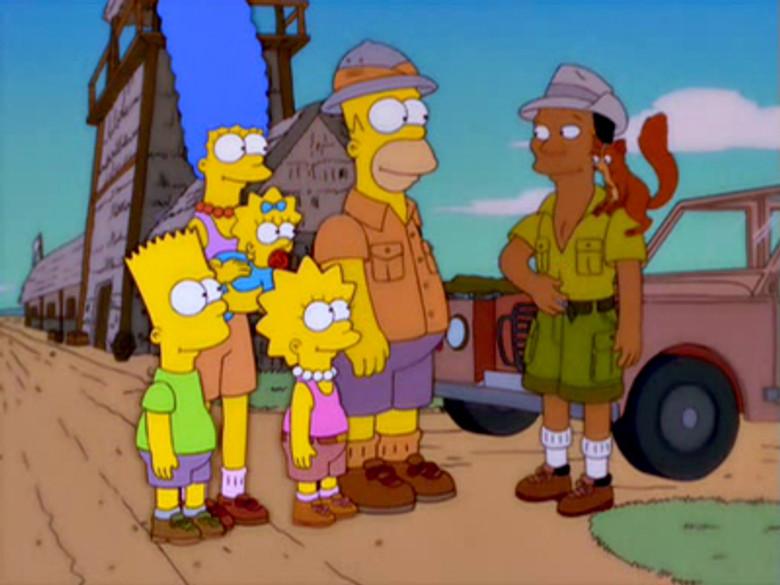 El safari de los Simpson