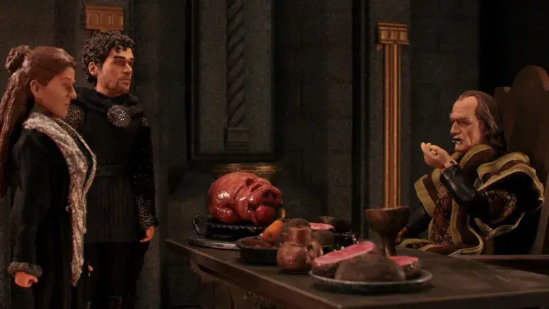 Brocheta de perro-gato