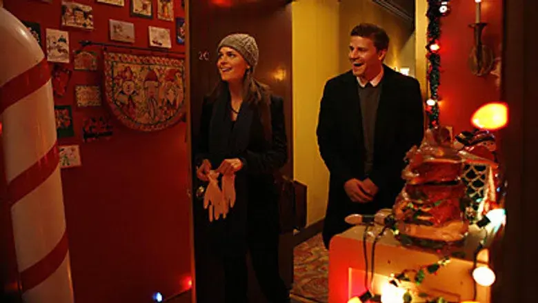 El Santa Claus en la nieve