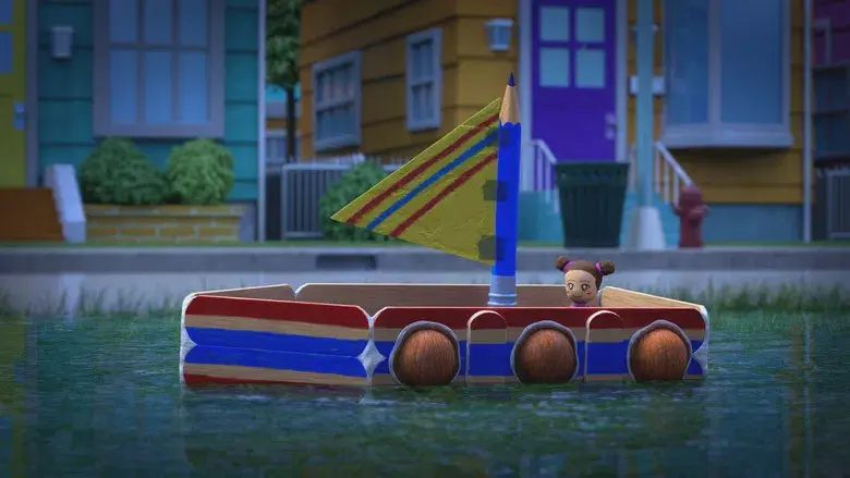 Recorriendo un río de lluvia