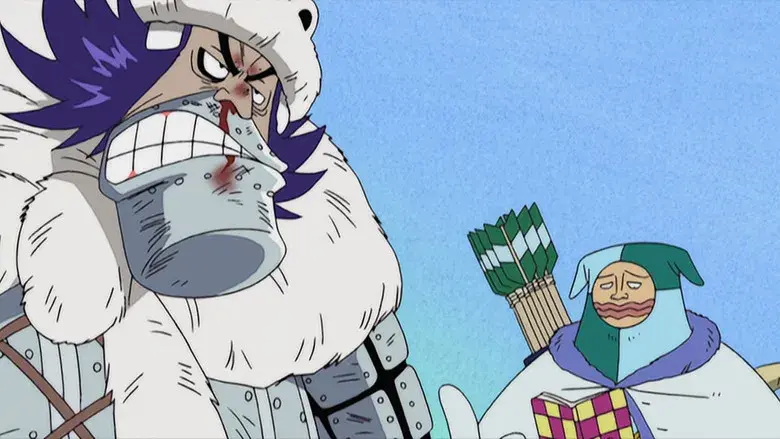 ¡Contra las fuerzas armadas de Wapol! ¡Las habilidades de la Baku Baku No Mi!