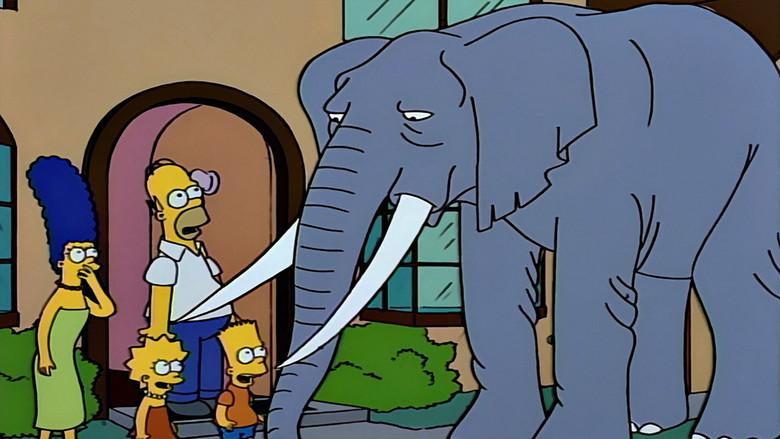 A Bart le regalan un elefante