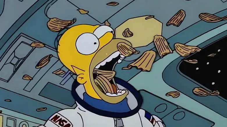 Homer en el espacio exterior