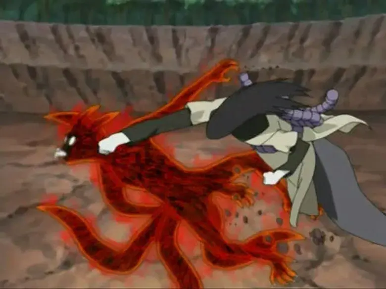 Orochimaru contra el Jinchuriki