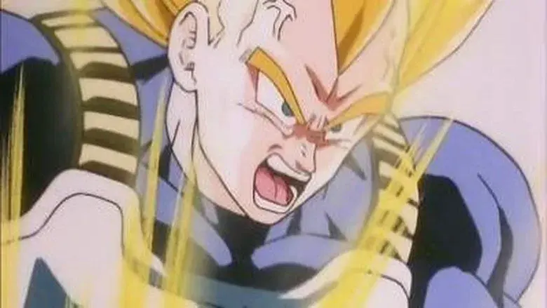Súper Vegeta emplea todo su poder