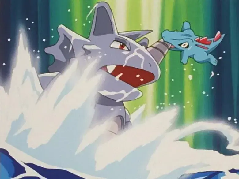 El Rhydon nadador