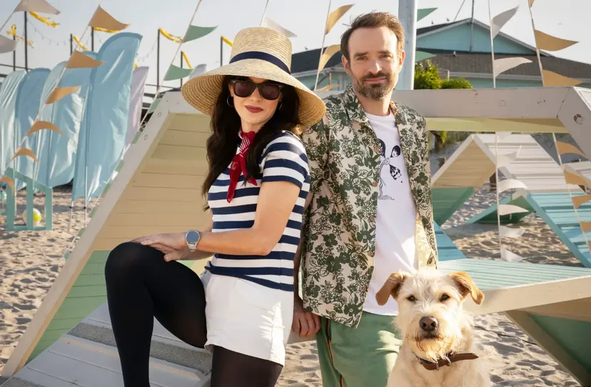 ‘Merv’, comedia romántica con Zooey Deschanel y Charlie Cox (Prime Video)